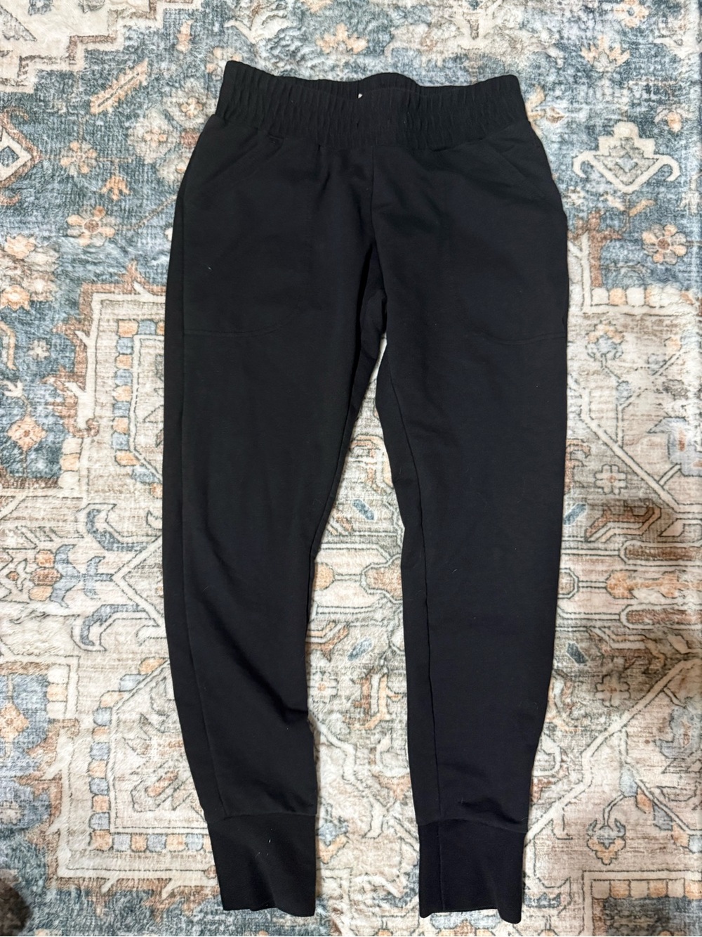 FP Movement by Free People Black Elastic Waist Jogger Pants